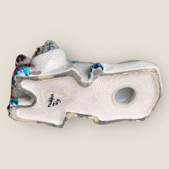 Vtg Italian Pottery Hound Dog Bank Ceramic Figurine Italy Mid Century Modern SEE - Picture 8 of 12